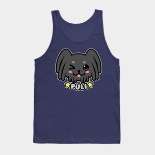 KAWAII Puli Dog Face Tank Top